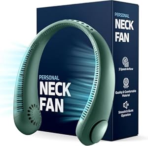 Portable Bladeless Hanging Rechargeable Neck Fan